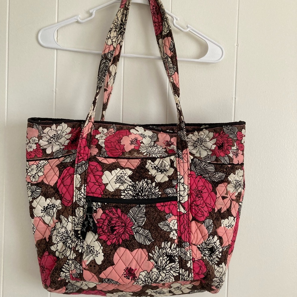 Vera Bradley RETIRED Mocha Rouge Tote